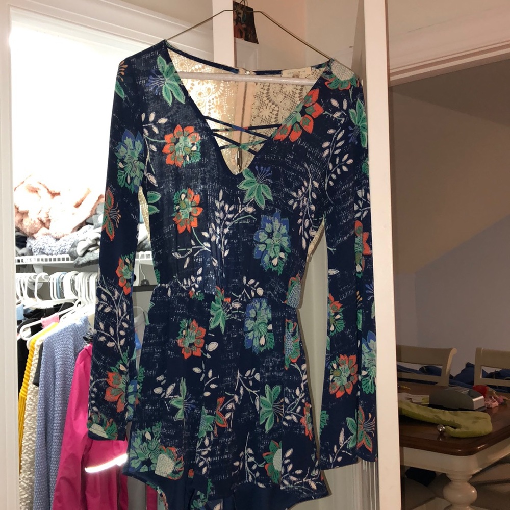 A floral romper